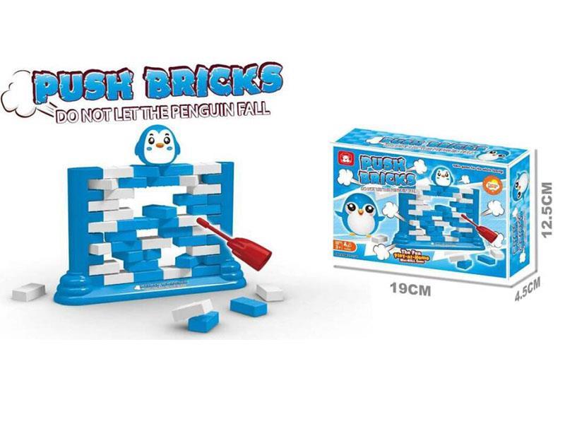 Penguin Push Brick Game