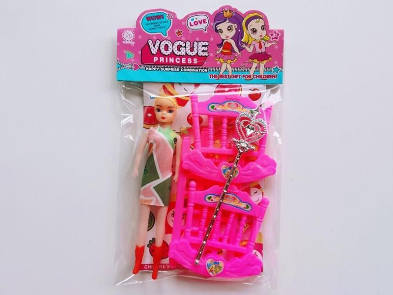 Adornment Toys + Doll + Cradle