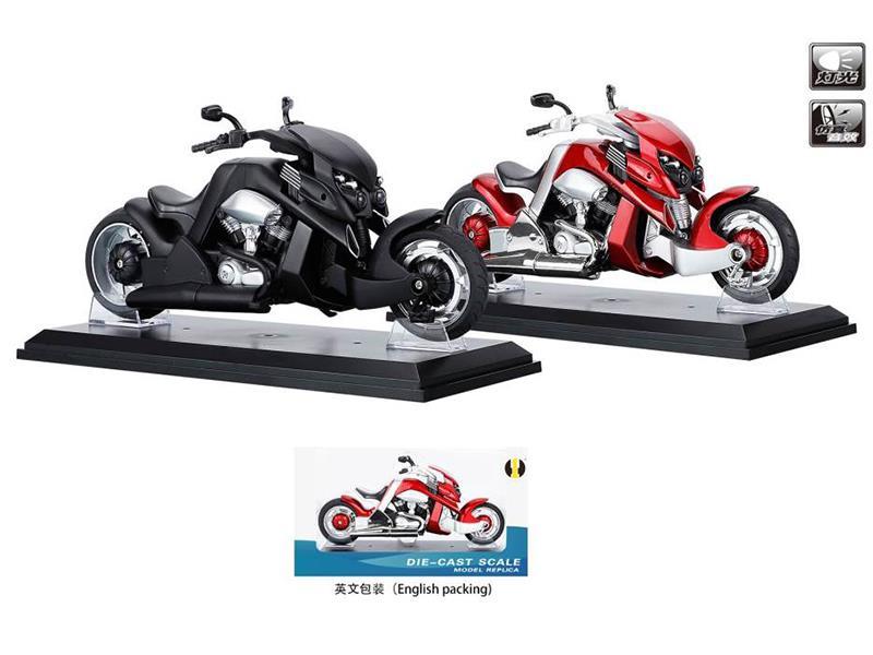 1:12 Alloy Motorcycle With Base