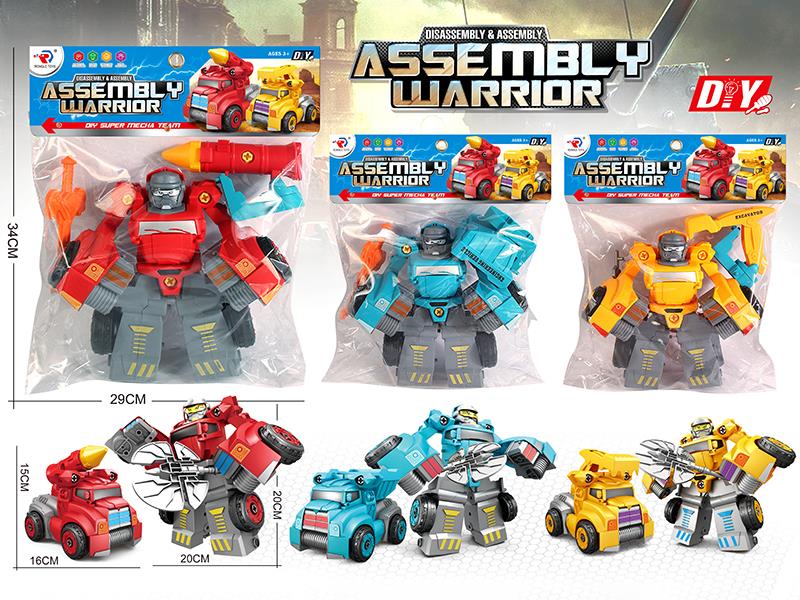 DIY Assembly Transforming Car Robot