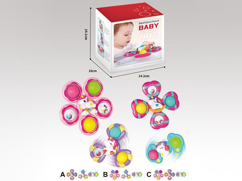 Unicorn Rotating Top Toy 3PCS