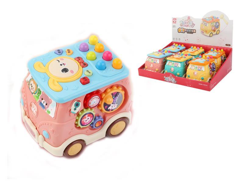 6PCS Duoqu Bus Beating Hamsters