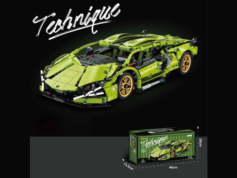 1:14 Drift Edition Little Green Bull [English Container Box Size]1280 Pieces