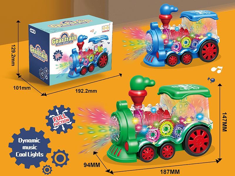 B/O Go And Bump Gear Train With Light And Music