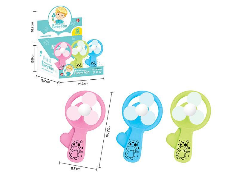 Hand Press Fan 12pcs