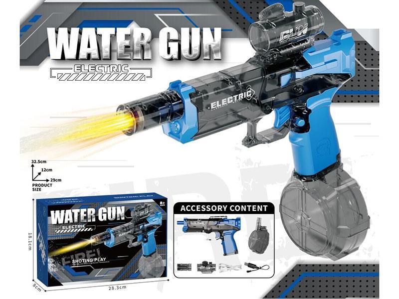 Ice Mouse Electric Flame Light Combined Water Gun