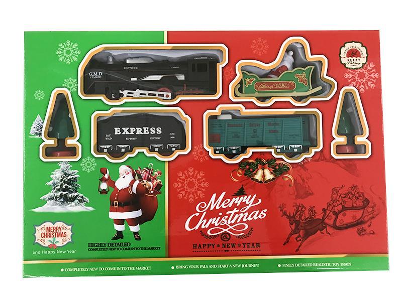 B/O Christmas Rail Train With Light And Music