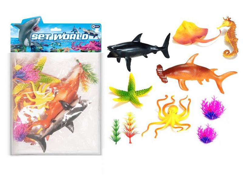 PVC Sea Animals Set