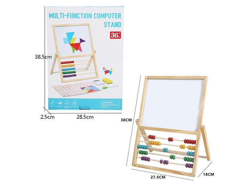 Multi-Function Drawing Board Abacus Stand