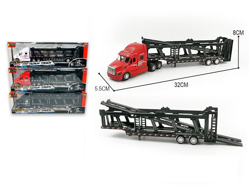 1:48 Alloy Pull Back Tow Truck With Light And Sound