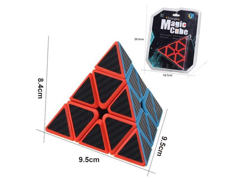 Solid Color Carbon Fiber Pyraminx