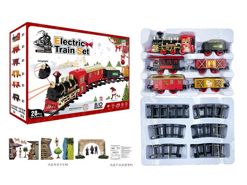ELECTRIC RAILWAY SET WITH LIGHT & MUSIC