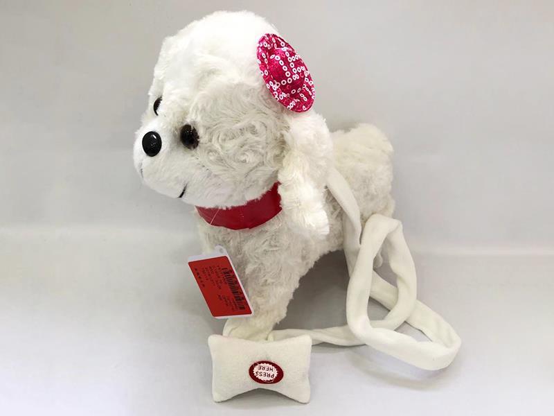 Plush Dog Wiih Rope