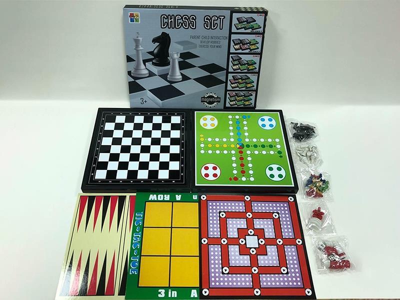 Magnetic Chess 6 In 1