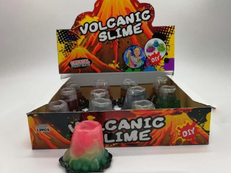 Slime Volcano Type 70G Sand Mud Color Box (12 Bottles)