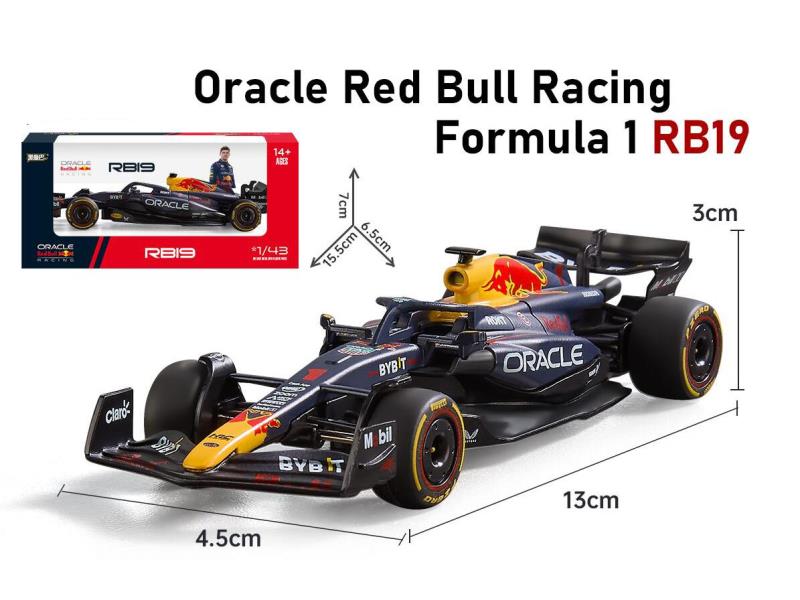 1:43F1 Red Bull Formula Official Authorized Alloy Car Model