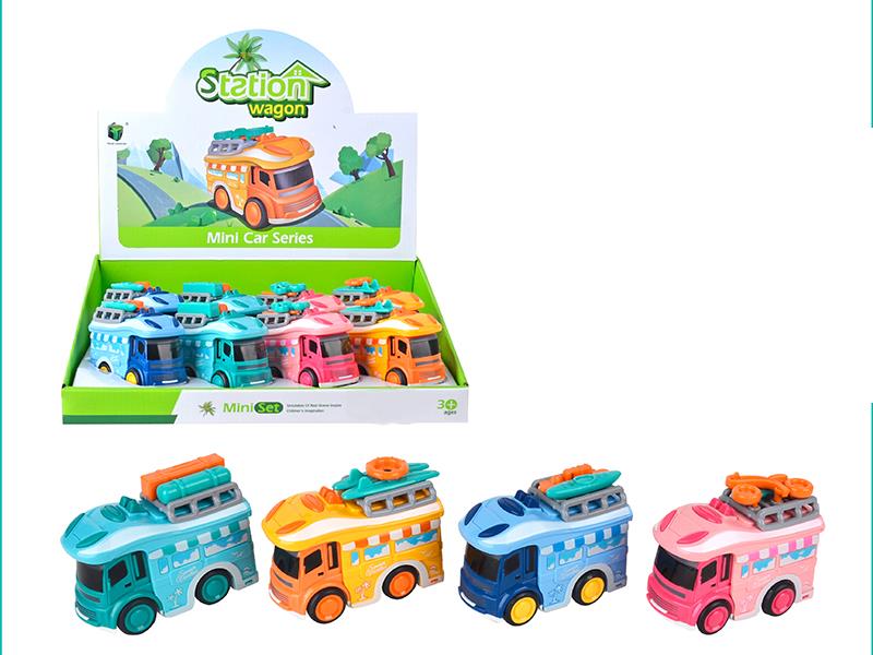 Friction Station Wagon 12PCS