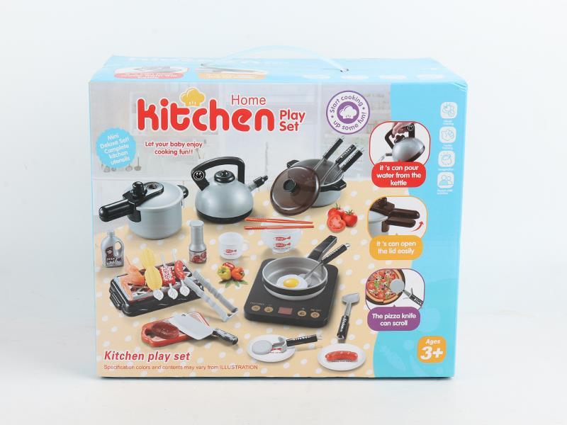 37pcs Kitchen Pretend Play Toy