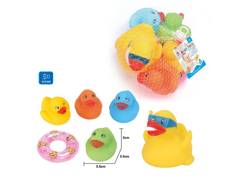 Cute Animals Kids Bath Toy Set
