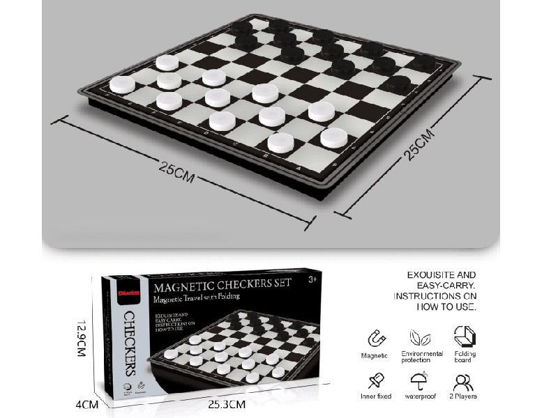 Fold Magnetic Draughts