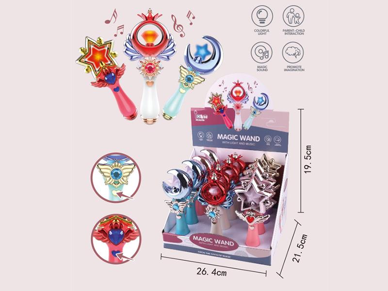 Magic Stick With Light And Music 12pcs