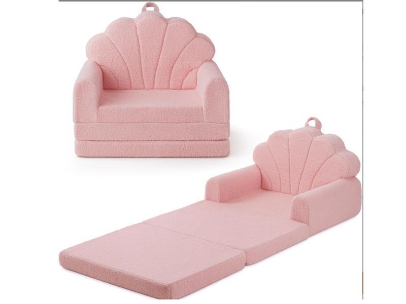 Scallop-Style Folding Sofa