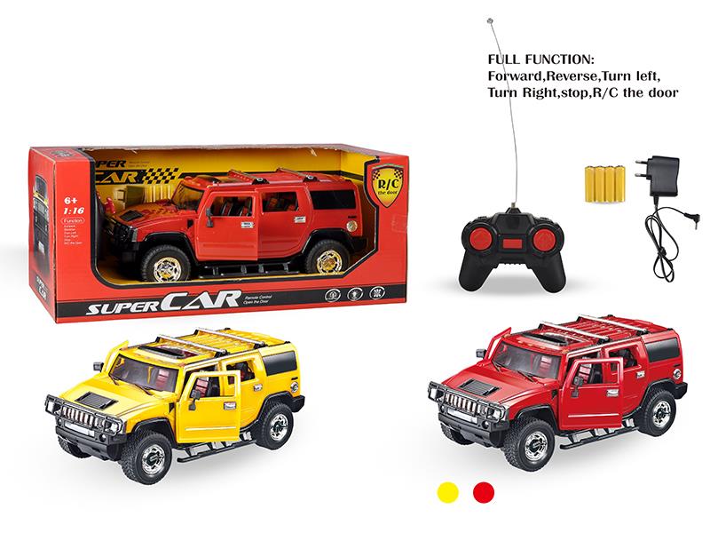 1:16 Hummer 5-Channel Automatic Open Door Remote Control Car(With Charger, Batteries)