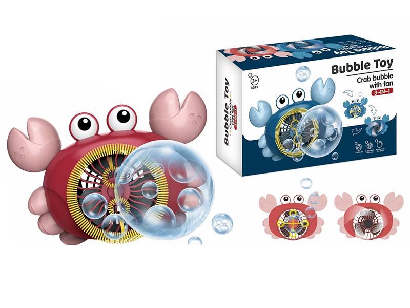 B/O Fan Bubble Crab (3 In 1)