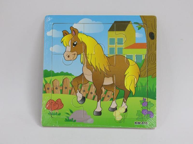 Horse Small Size Wooden Jigsaw Puzzle