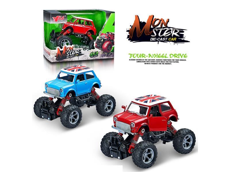 1:36 Q Version Alloy Return Force Simulation Climbing Wheel