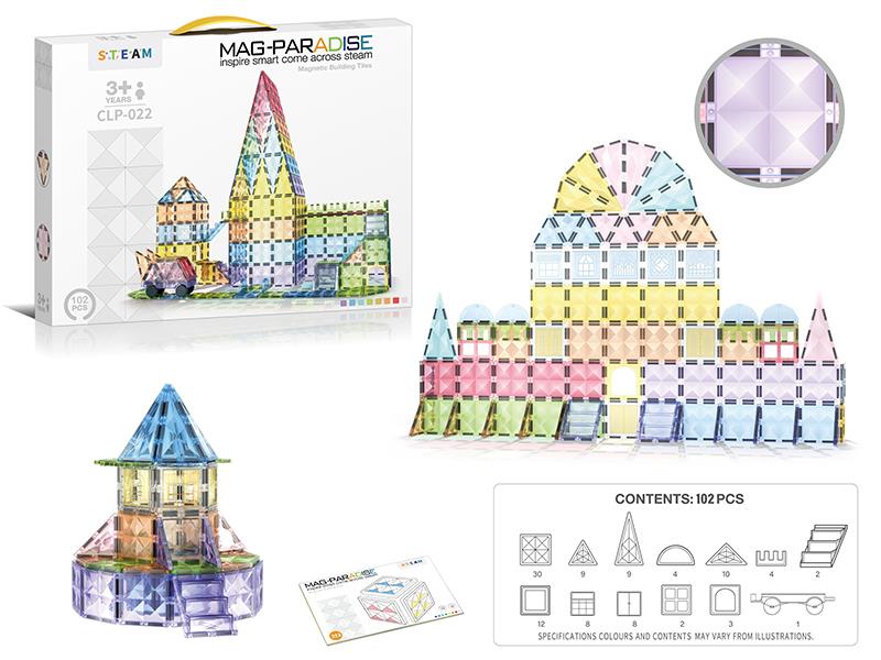Magnetic Building Blocks 102pcs