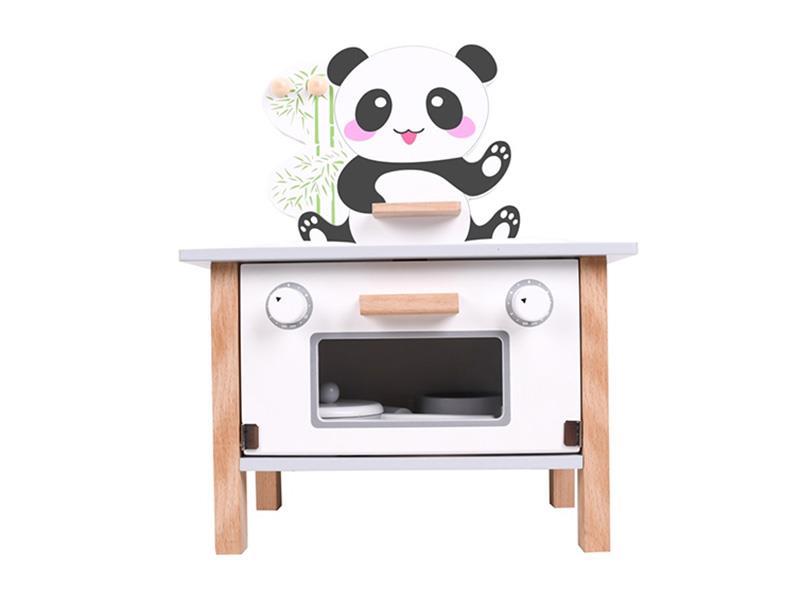 Wooden Panda Cooking Bench