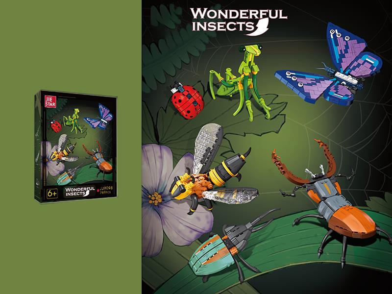 Wonderful Insects Building Blocks 769pcs