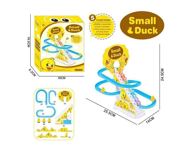 Small Duck B/O Track Slide Toy（3 Duck)