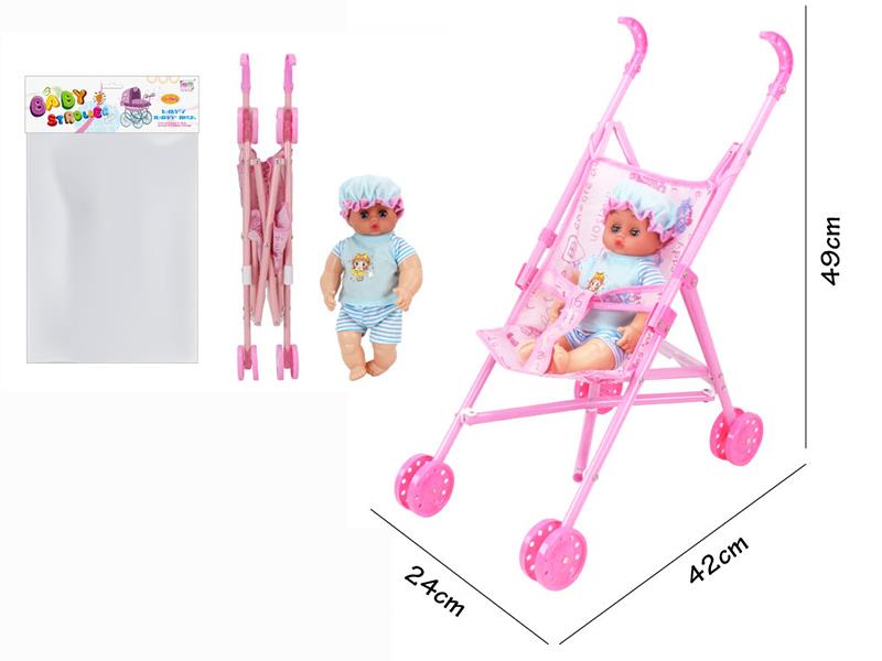 Baby Stroller Toy (Plastic)+ 12