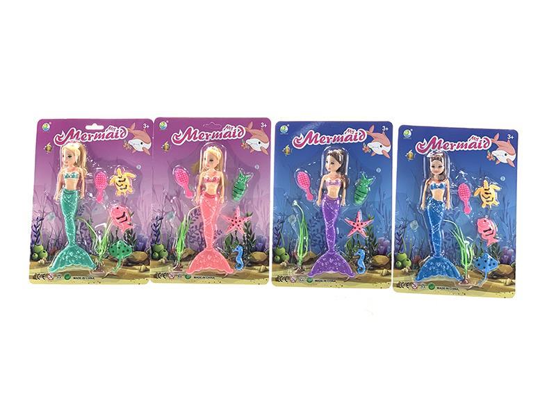 Mermaid Doll + Underwater Animals