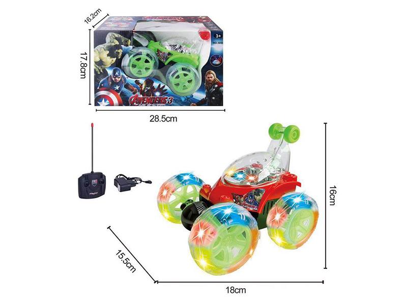 Remote Control Stunt Car With Lights And Music(With USB)