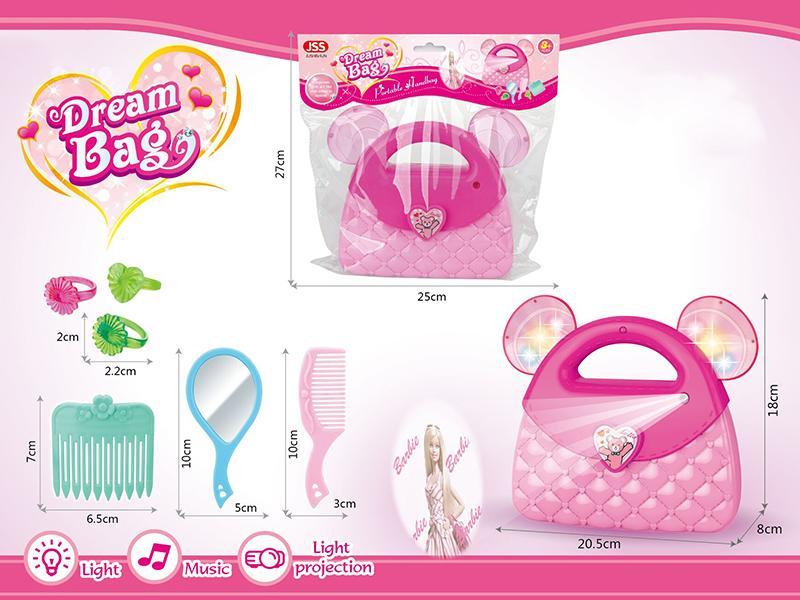 Princess Handbag With Light And Music ,Projection + Adornment Toys