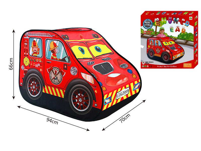 Small Fire Engine Shape Children Play Tent