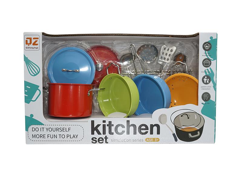 Multicolour Stainless Steel Tableware Toys