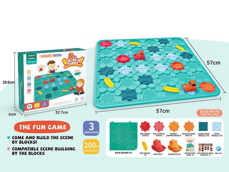 Logical  Road Builder Board Game