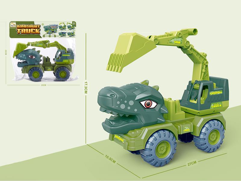 Middle Size Slide Dinosaur Engineering Truck