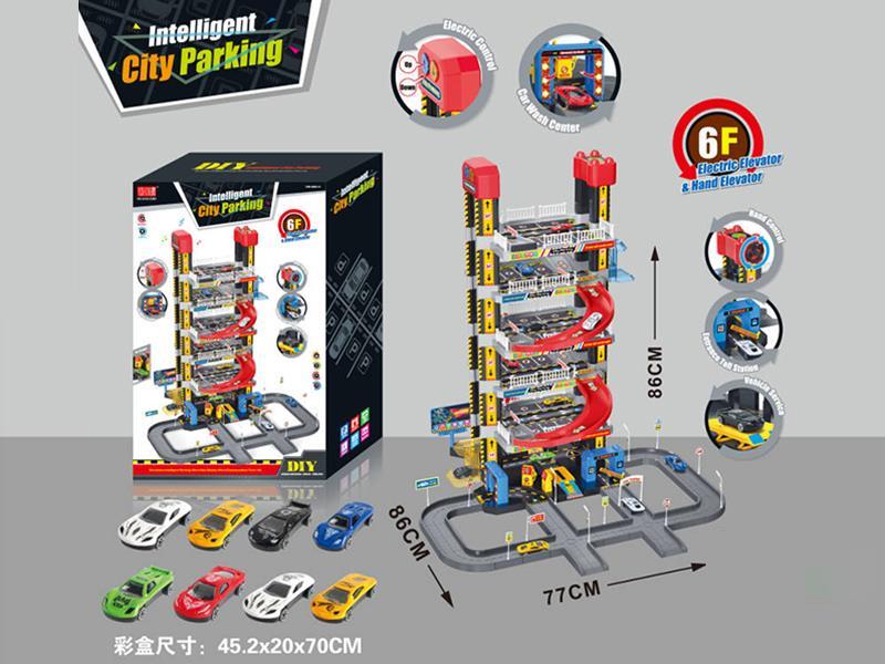 Intelligent City Track Parcking Lot(Six Layers)