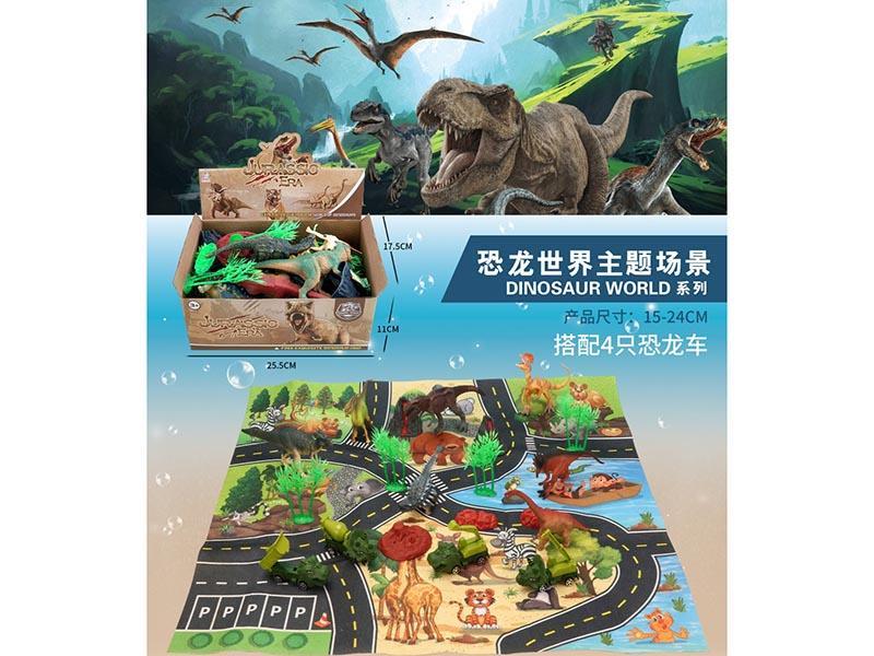 Dinosaur Scene (With Map)