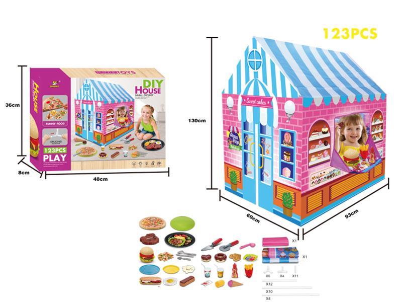Hamburger House 123pcs