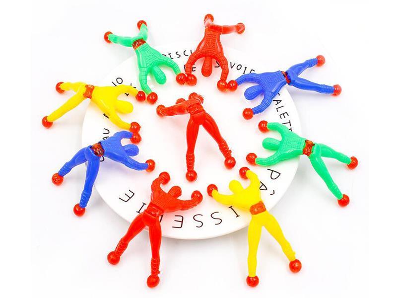 Wall Climber Flipping Spider Man Sticky Toy