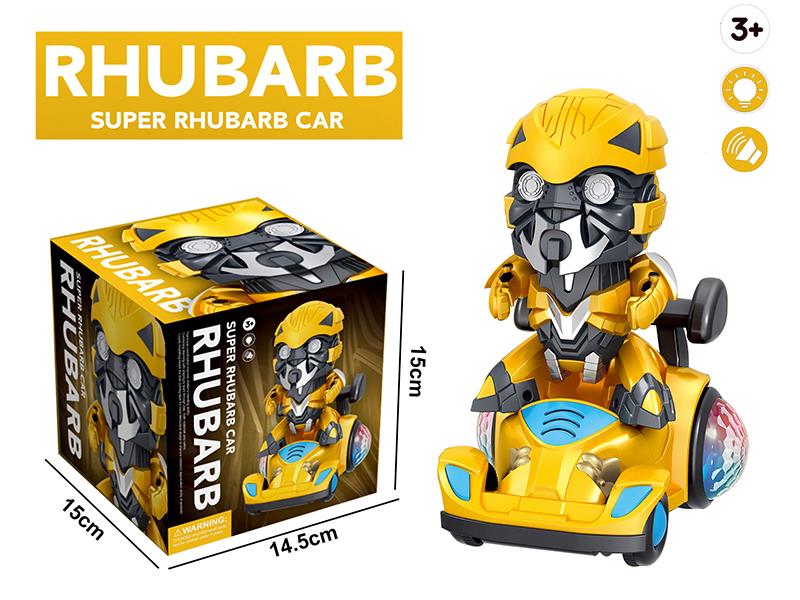 B/O Rotating Bumblebee Karting With Lights And Music