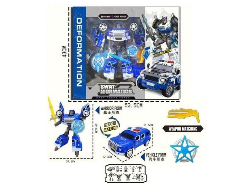 Transformable Police Car Series