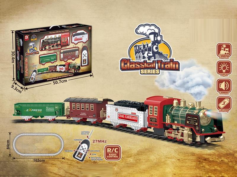 R/C Classical Steam Train with Light Music
