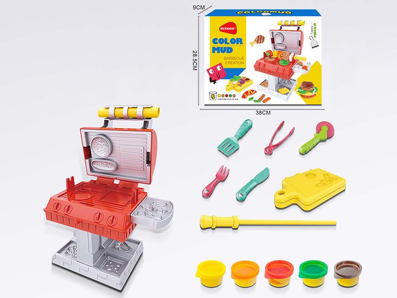 Color Clay Barbecue Machine Toy